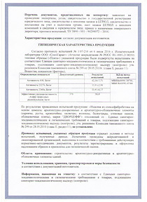 Санитарно-эпидемиологическое заключение на продукцию -2