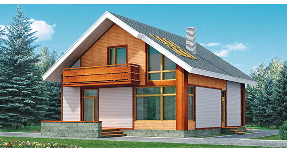Проекты каркасных домов